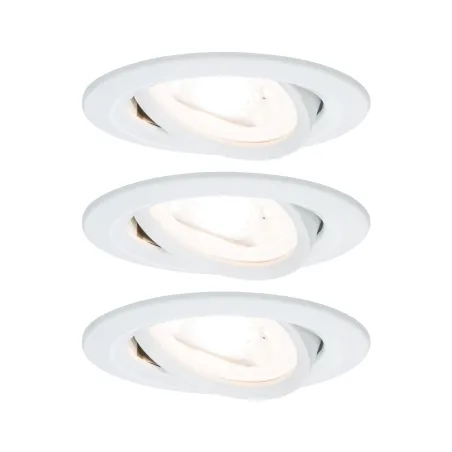 Kit enc Nova rond ori LED 3 nivgrad 3x6,5W 230V GU10 51mm Blanc Dé/...
