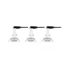 Kit enc Nova rond ori LED 3 nivgrad 3x6,5W 230V GU10 51mm Blanc Dé/...