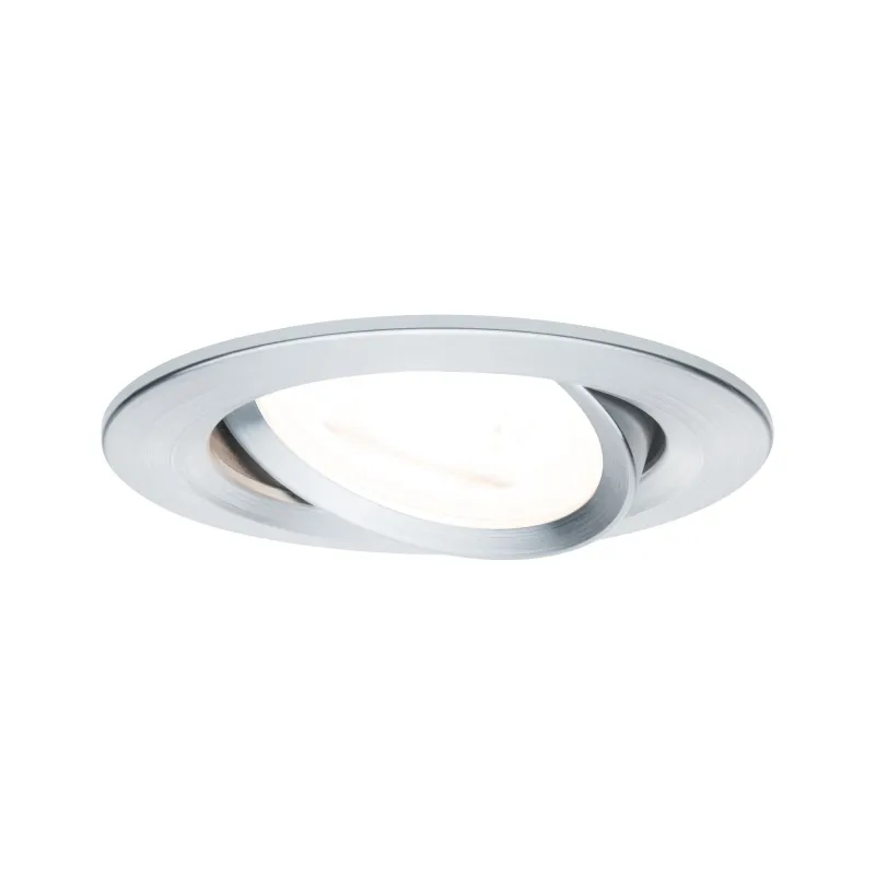 Kit enc Nova rond ori LED 3 nivgrad 1x6,5W 230V GU10 51mm Alu tourn...