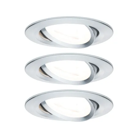 Kit enc Nova rond ori LED 3 nivgrad 3x6,5W 230V GU10 51mm Alu tourn...