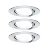 Kit enc Nova rond ori LED 3 nivgrad 3x6,5W 230V GU10 51mm Alu tourn...