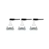 Kit enc Nova carré ori LED 3 nivgrad 3x6,5W 230V GU10 51mm Alu tour...