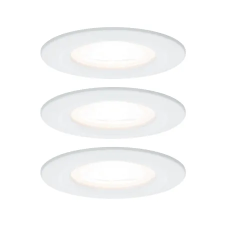 Kit enc Nova rd fixe LED IP44 3 nivgrad 3x6,5W 230V GU10 51mm Blanc...