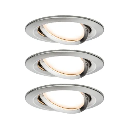 Kit enc Nova Coin 3 niv grad rond ori LED 3x6,5W 2700K 230V Acier b...