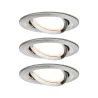 Kit enc Nova Coin 3 niv grad rond ori LED 3x6,5W 2700K 230V Acier b...
