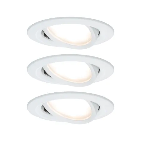 Kit enc Nova Coin 3 niv grad rond ori LED 3x6,5W 2700K 230V Blc dép...