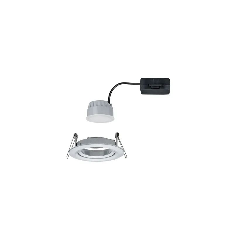 Kit enc Nova Coin 3 niv grad rond ori LED 1x6,5W 2700K 230V Alu bro...
