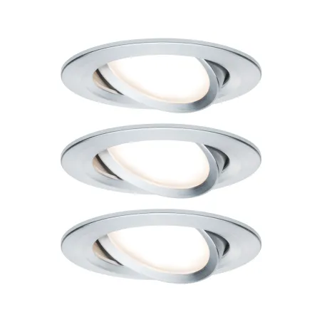 Kit enc Nova Coin 3 niv grad rond ori LED 3x6,5W 2700K 230V Alu bro...