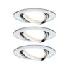 Kit enc Nova Coin 3 niv grad rond ori LED 3x6,5W 2700K 230V Chrome/...