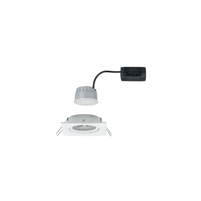 Kit enc Nova Coin 3 niv grad rond ori LED 1x6,5W 2700K 230V Blc dép...