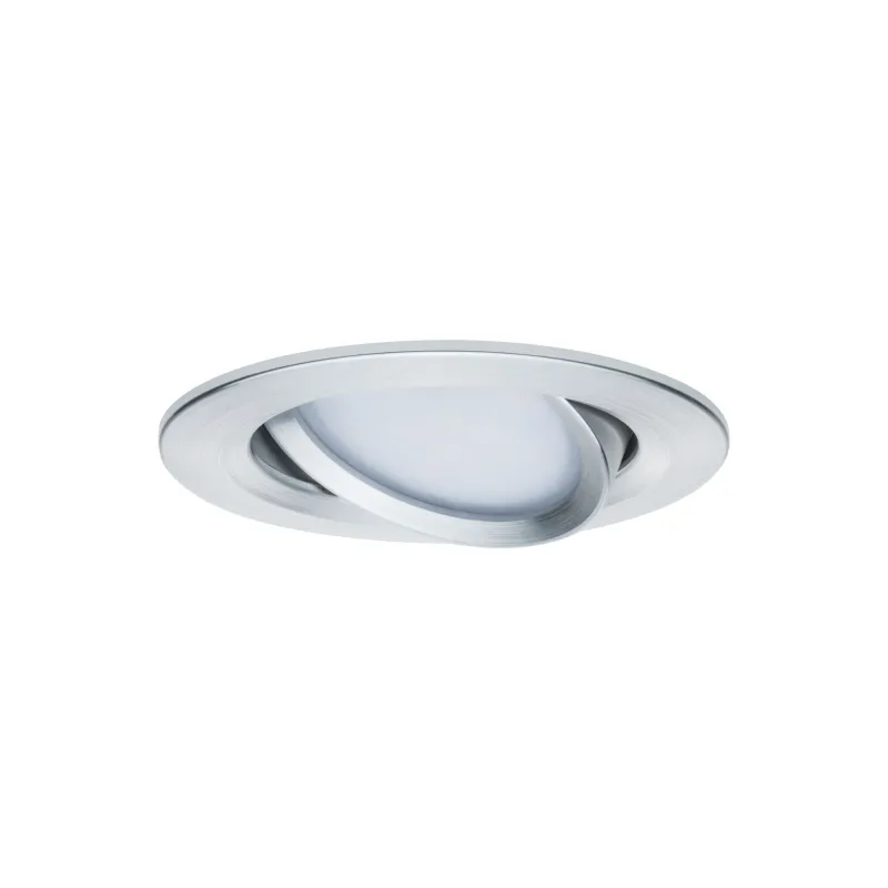Kit enc Nova Coin 3 niv grad rond fixe LED 1x6,5W 2700K 230V Alu br...