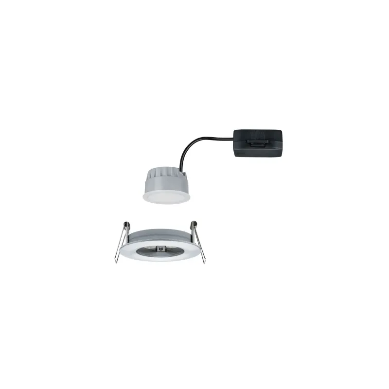 Kit enc Nova Coin 3 niv grad rond fixe LED 1x6,5W 2700K 230V Alu br...