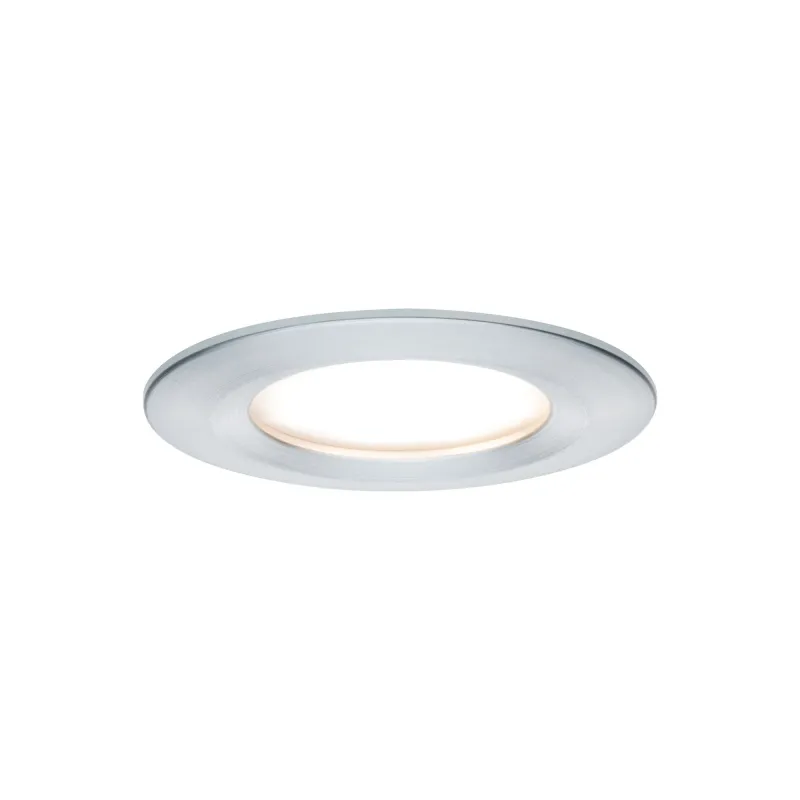 Kit enc Nova Coin 3 niv grad rond fixe LED 3x6,5W 2700K 230V Alu br...