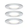 Kit enc Nova Coin 3 niv grad rond fixe LED 3x6,5W 2700K 230V Alu br...