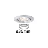 Enc Nova mini Coin rond orientable LED 1x4W 310lm alu tourné/alu - ...