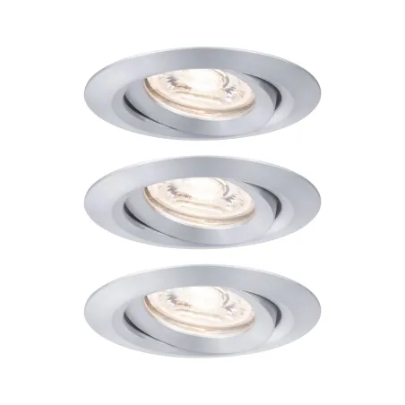 Enc Nova mini Coin rond orientable LED 3x4W 310lm alu tourné/alu - ...