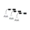 Enc Nova mini Coin rond orientable LED 3x4W 310lm alu tourné/alu - ...