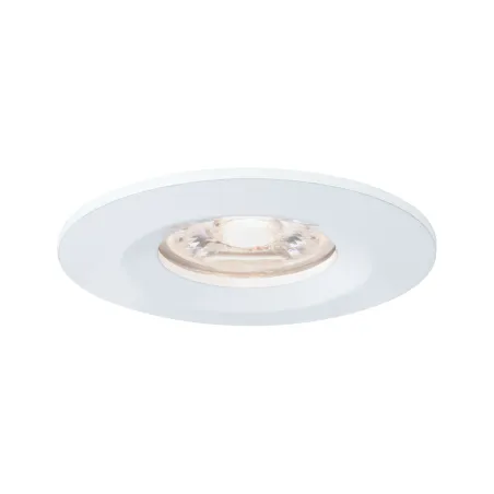 Enc Nova mini Coin rond fixe IP44 LED 1x4W 310lm Blanc dépoli/Alu -...