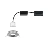 Enc Nova mini Coin rond fixe IP44 LED 1x4W 310lm acier brossé/alu -...