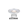 Enc Nova mini Coin rond fixe IP44 LED 1x4W 310lm chrome/alu - Pas cher