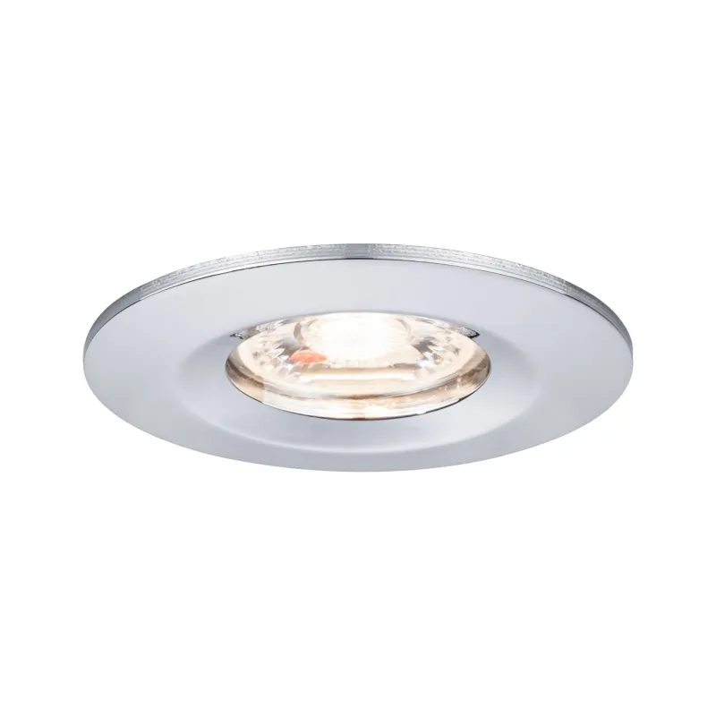 Enc Nova mini Coin rond fixe IP44 LED 1x4W 310lm chrome/alu - Pas cher