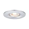 Enc Nova mini Coin rond fixe IP44 LED 1x4W 310lm chrome/alu - Pas cher