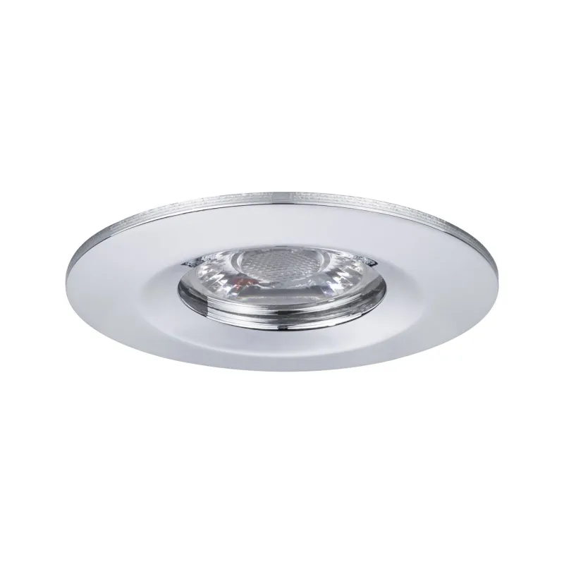 Enc Nova mini Coin rond fixe IP44 LED 1x4W 310lm chrome/alu - Pas cher