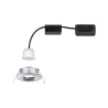 Enc Nova mini Coin rond fixe IP44 LED 1x4W 310lm chrome/alu - Pas cher