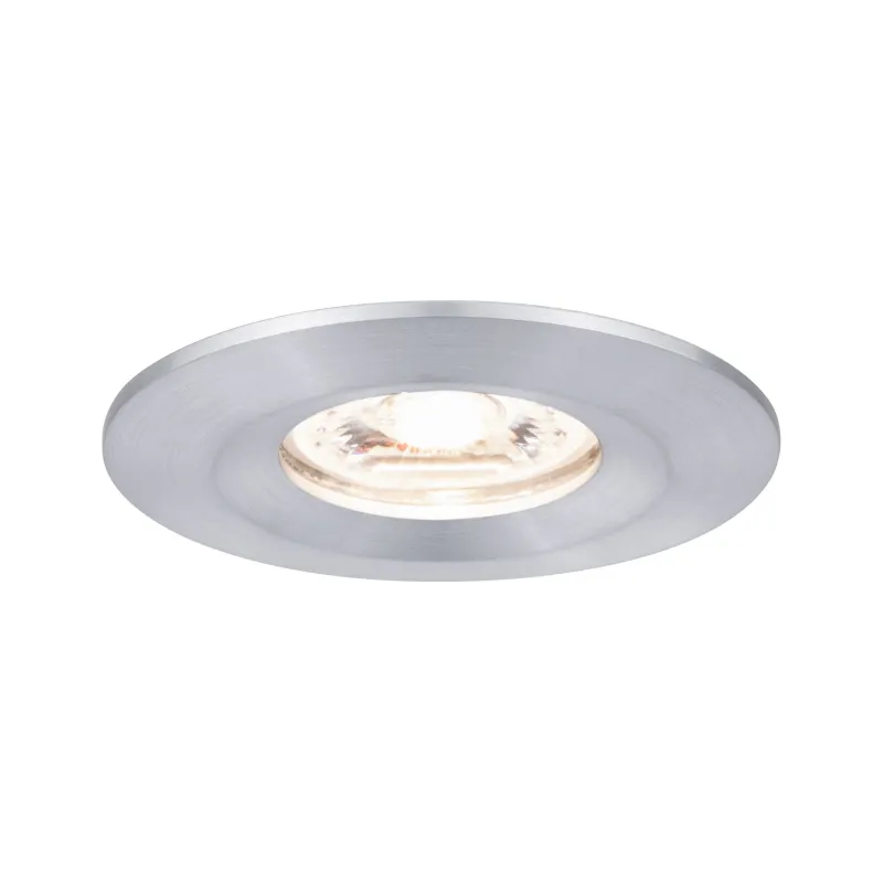 Enc Nova mini Coin rond fixe IP44 LED 1x4W 310lm alu tourné/alu - P...