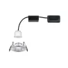 Enc Nova mini Coin rond fixe IP44 LED 1x4W 310lm alu tourné/alu - P...