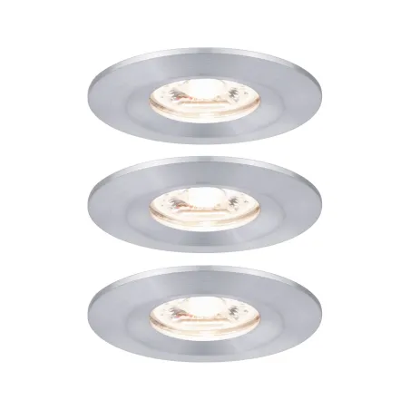 Enc Nova mini Coin rond fixe IP44 LED 3x4W 310lm alu tourné/alu - P...