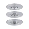 Enc Nova mini Coin rond fixe IP44 LED 3x4W 310lm alu tourné/alu - P...