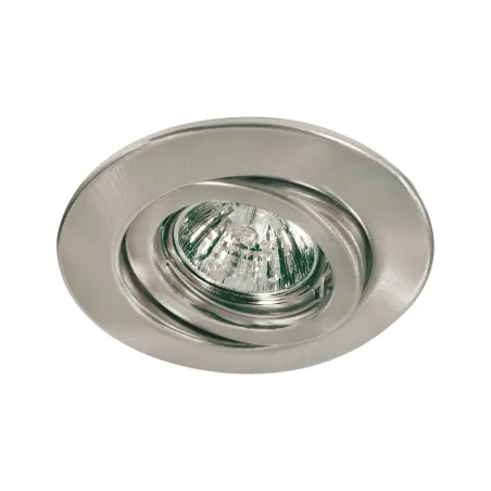 Quality Encastr. orientable max.50W 12V GU5,3 51mm Acier brossé/Tôl...