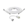 Quality Encastr. orientable max.50W 12V GU5,3 51mm Blanc/Tôle d´aci...