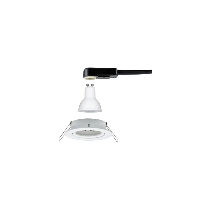 Kit enc Nova rond ori LED 3 nivgrad 1x6,5W 230V GU10 51mm Blc Dép/A...