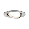 EBL Base rd orientable LED 3 niv grad 3x5W 230V GU10 51mm Acier bro...