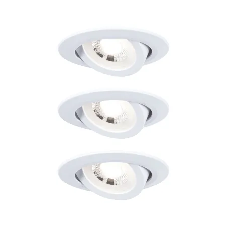 Kit encastrés 3-stepdim orientable LED 3x6W 3000K 230V blanc dépoli...