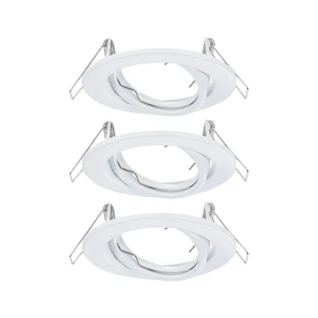 Kit ENC orientables max. 3x40W GU10 230V Blanc/Métal - Pas cher