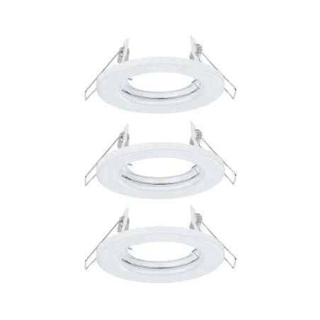 Kit Encastrés fixe max. 3x40W GU10 230V Blanc/Métal - Pas cher