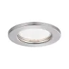 Kit Encastrés fixe max. 3x40W GU10 230V Acier brossé/Métal - Pas cher