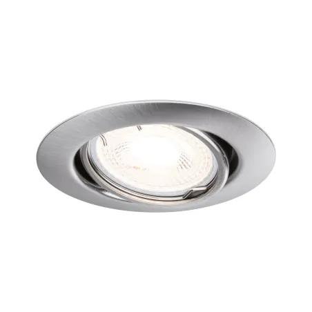 Base encastré orientable max10x10W GU10 230V 51mm acier brossé/méta...