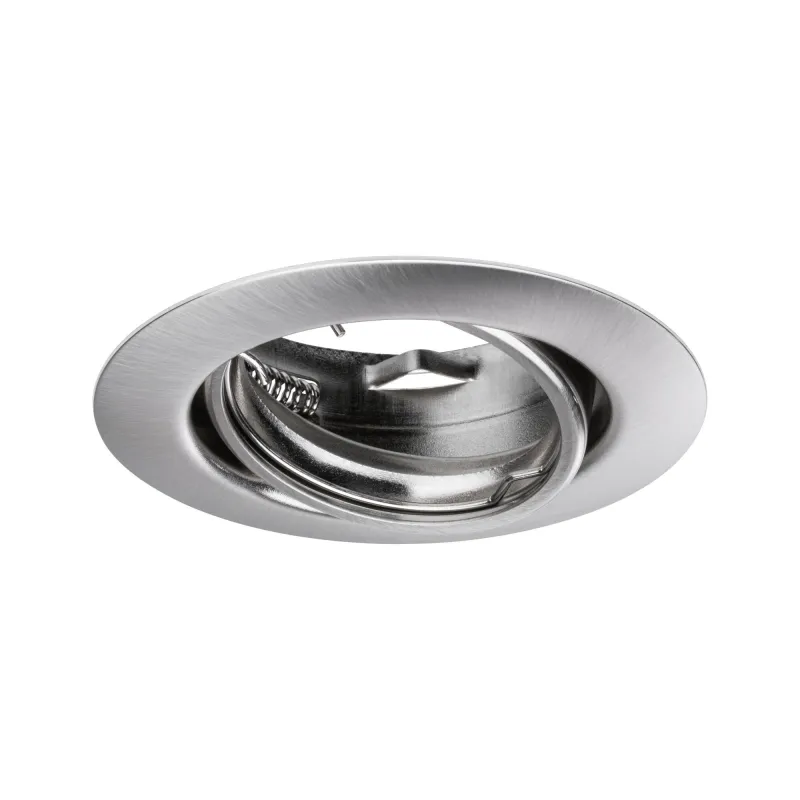 Base encastré orientable max10x10W GU10 230V 51mm acier brossé/méta...