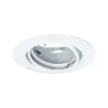 Base encastré orientable max10x10W GU10 230V 51mm blanc/métal - Pas...