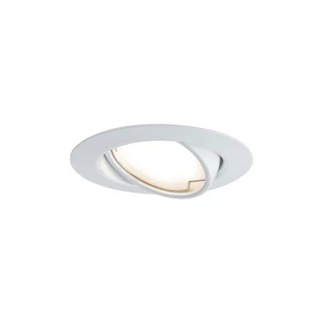 Kit enc Base Coin orientable 1x5W 230V 51mm blanc/métal - Pas cher