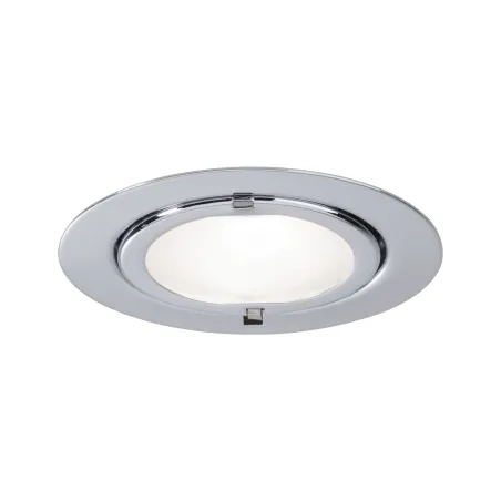 Encastr. Meuble Klipp Klapp max.20W 12V G4 72mm Chrome/Tôle d´acier...