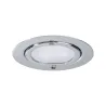 Encastr. Meuble Klipp Klapp max.20W 12V G4 72mm Chrome/Tôle d´acier...