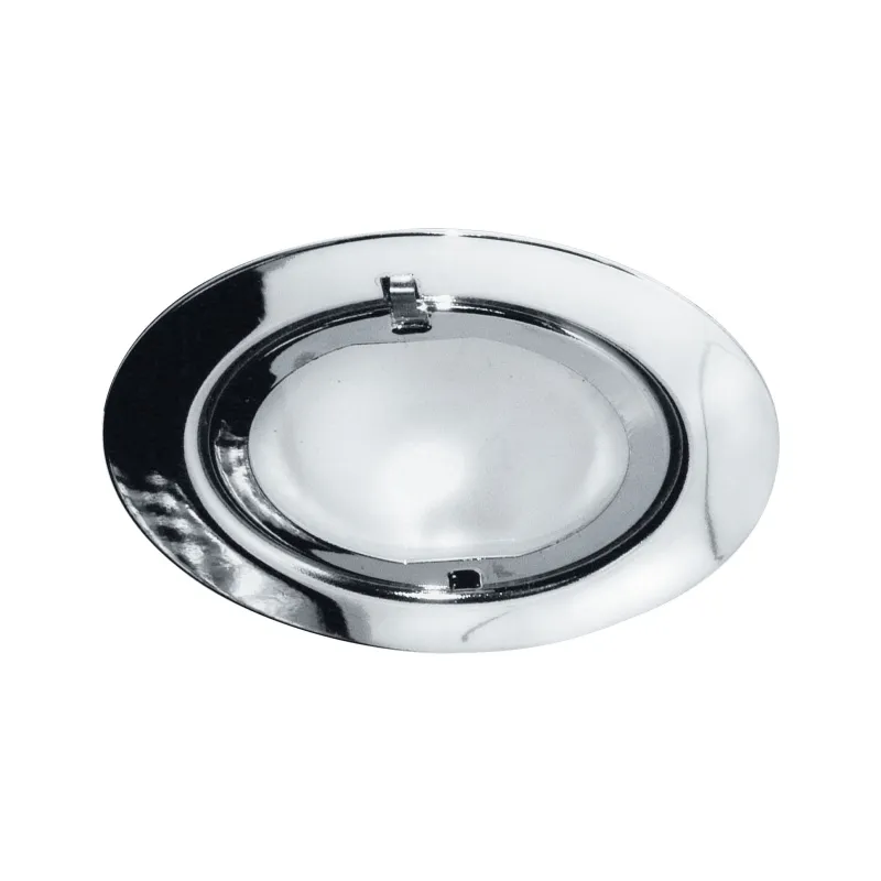 Encastr. Meuble Klipp Klapp max.20W 12V G4 72mm Chrome/Tôle d´acier...