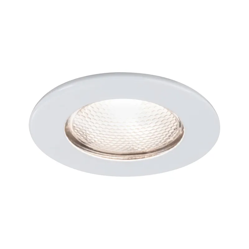 Encastr. Meuble Verre structuré max.20W 12V G4 66mm Blanc/Tôle d´ac...