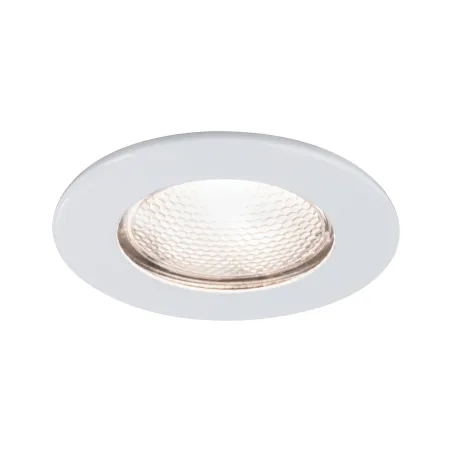 Encastr. Meuble Verre structuré max.20W 12V G4 66mm Blanc/Tôle d´ac...