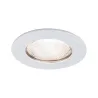 Encastr. Meuble Verre structuré max.20W 12V G4 66mm Blanc/Tôle d´ac...
